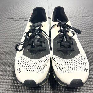 On Cloud flash Women Running Shoes Size W9 EU40.5 UK7 White & Green Lightweight